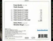 CD - Franz Benda - Anton Steck , Christian Rieger - Six Violin Sonatas