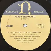 LP - Franz Berwald - Piano Quintet No. 1 In C Minor / Piano Quintet No. 2 In A Major