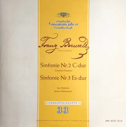 Franz Berwald - Sinfonie Nr. 2 C-Dur, Sinfonie Nr. 3 Es-Dur