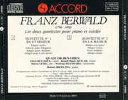 CD - Berwald - Les Deux Quintettes Pour Piano Et Cordes