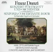 Franz Danzi - Konzert Für Fagott Und Orchester / Sinfonia Concertante B-Dur