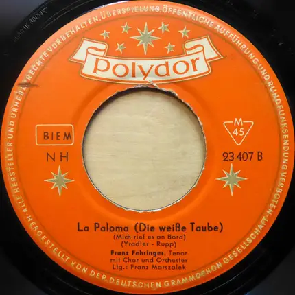 Franz Fehringer - O Sole Mio / La Paloma