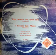 Franz Felix , Rudi Bohn Und Sein Wiener Ensemble - Erst Wann's Aus Wird Sein / I Brauch Kan Pflanz