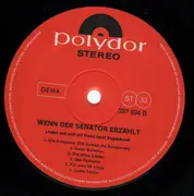 LP - Franz Josef Degenhardt - Wenn Der Senator Erzählt - folk polit chanson