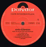 LP - Franz Josef Degenhardt - Adieu Kumpanen
