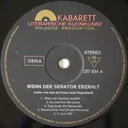 LP - Franz Josef Degenhardt - Wenn Der Senator Erzählt