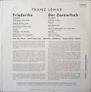 10'' - Franz Lehár - Erika Köth , Rudolf Schock - Friederike (Querschnitt) / Die Zarewitsch (Querschnitt)