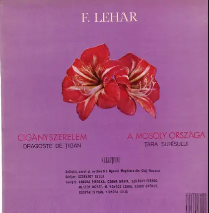Franz Lehár - Cigányszerelem A Mosoly Országa