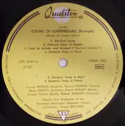LP - Lehár - Count Of Luxembourg Excerpts