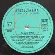 10'' - Franz Lehár - Die Lustige Witwe (Ausschnitte)
