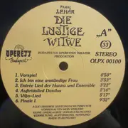 LP - Franz Lehár - Die Lustige Witwe - Gatefold