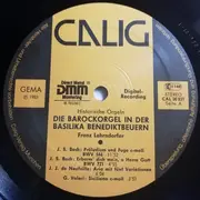 LP - Bach / Valeri / Spergher a.o. - Die Barockorgel In Der Basilika Benediktbeuern