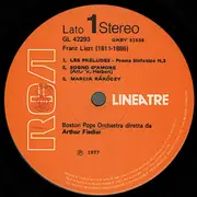 LP - Liszt - Les Preludes / Rapsodia Ungherese N.2 / Sogno D'Amore / Marcia RaKoczy / Fantasia Ungherese Per Pianoforte E Orchestra