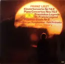 LP - Franz Liszt - Bamberger Symphoniker - Felix Prohaska - Tamás Vásáry - Klavierkonzerte Nr. 1&2 = Piano Concertos Nos. 1&2 / Franziskus-Legende = St. Francis Legend / Paganini-Etüde Nr. 2