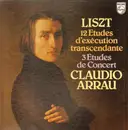 Double LP - Franz Liszt - Claudio Arrau - 12 Etudes D'exécution Transcendante / 3 Etudes De Concert - Hardcover Box + Original Insert
