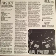 LP - Franz Liszt - Piano Concerto No. 1 In E Flat / Piano Concerto No. 2 In A Major - Quadraphonic