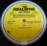 LP - Liszt / Dvorak / Smetana - Les Preludes / Slavonic Dance op. 46 / Moldau - Real time digital masterpiece series / embossed