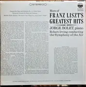 LP - Liszt - More Of Franz Liszt's Greatest Hits