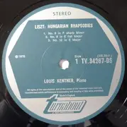 LP - Franz Liszt , Louis Kentner - Hungarian Rhapsodies Volume 2 (8-13)