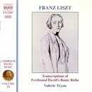 CD - Franz Liszt , Valerie Tryon - Franz Liszt Complete Piano Music Volume 14 - Transcriptions of Ferdinand David's Bunte Reihe