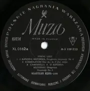 LP - Liszt / Władysław Kędra - Utwory Fortepianowe = Piano Recital - Mono