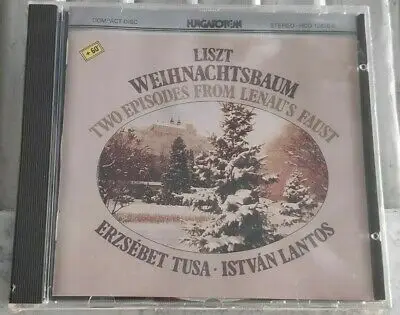 Liszt / Erzsébet Tusa / István Lantos - Liszt - Weihnachtsbaum / Lenau's Faust Tusa Lantos Hungaroton