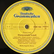 LP - Franz Liszt / Robert Schumann - Martha Argerich - Sonate H-Moll (In B Minor) / Sonate G-Moll (In G Minor)