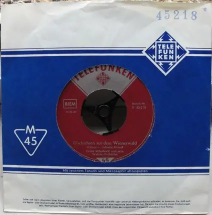 Franz Mihalovic Und Sein Walzerorchester - Wiener Blut / G'schichten Aus Dem Wienerwald
