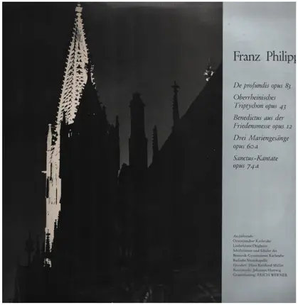 Franz Philipp - Erich Werner - De profundis opus 83