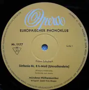 LP - Schubert - Sinfonie Nr. 8 (Unvollendete) / Sinfonie Nr. 4 (Tragische) - + 7'