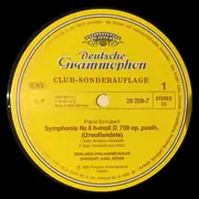 LP - Schubert - Symphonien Nr. 4 'Tragische' & Nr. 8 'Unvollendete'