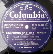 10'' - Schubert - Symphonie Inachevée