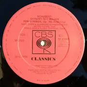 LP - Schubert - Quintet In C Major For Strings, Op. 163 - Mono