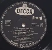 LP - Schubert - Symphonie Nr. 8 Unvollendete / Symphonie Nr. 2