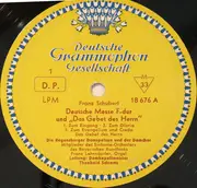 LP - Schubert - Deutsche Messe / Kyrie / Salve Regina - tulip rim, mono