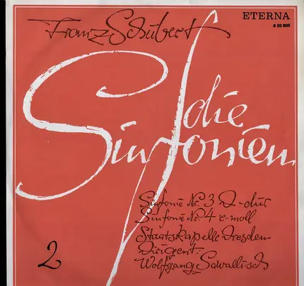 Schubert - Sinfonie Nr. 3 D-dur / Sinfonie Nr. 4 E-moll