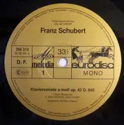 LP - Schubert ( Richter) - Klaviersonate A-Moll, Op. 42 / Impromptu As-Dur Op. 142 Nr. 2 - Mono