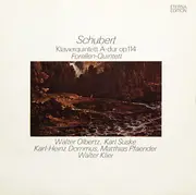 LP - Schubert /W. Olbertz , K. Suske , Karl-Heinz Dommus , M. Pfaender , W.Klier - Klavierquintett A-dur Op. 114 (Forellen-Quintett) - black label