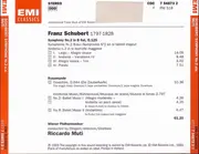 CD - Schubert - Symphonie 2 / Rosamunde - Ouvertüre: Die Zauberharfe - Ballettmusiken