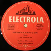 10'' - Schubert / Wilhelm Furtwängler - Sinfonie Nr. 8 · Unvollendete