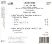 CD - Franz Schubert , Mandelring Quartett - Death And The Maiden · Quartettsatz