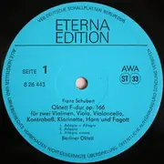 LP - Schubert - Oktett F-dur Op. 166 - Blue Labels