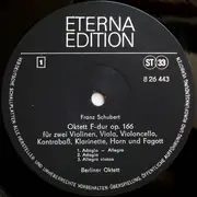 LP - Schubert - Oktett Op. 166 - Black Labels