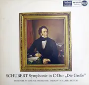 LP - Schubert - Charles Münch w/ Boston Symphony - Symphonie In C-Dur 'Die Große' - Club-Edition