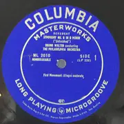 10'' - Schubert - Symphony No. 8 in B Minor 'Unfinished' - Mono
