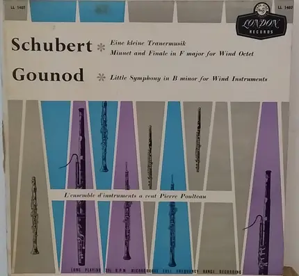 Schubert / Gounod - Eine Kleine Trauermusik / Minuet And Finale In F Major For Wind Octet / Little Symphony In B Minor