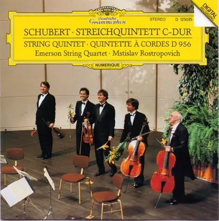 Schubert - Streichquintett C-dur = String Quintet = Quintette À Cordes D 956