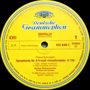 LP - Schubert, Mendelssohn - Symphonie Nr.8 'Unvollendete', Symphonie Nr.4 'Italienisch'