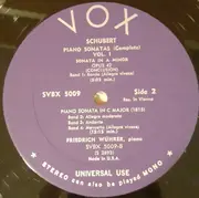 LP-Box - Franz Schubert - Friedrich Wührer - Piano Sonatas Volume 1 - Insert