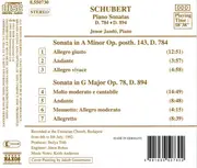 CD - Schubert - Piano Sonatas D. 784 • D. 894